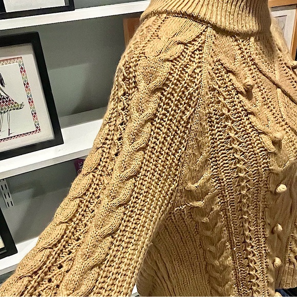 J. Crew Azra Pom Pom Cable Knit Lambswool Blend Pullover Sweater - Picture 14 of 16